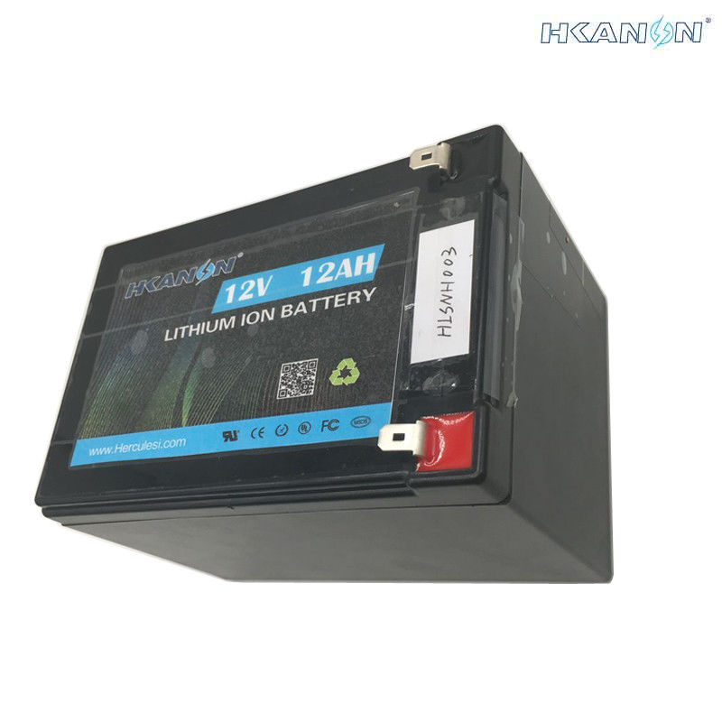 12Ah 20hr 12V Rechargeable Battery Pack 6dzm ABS Casing For Electric