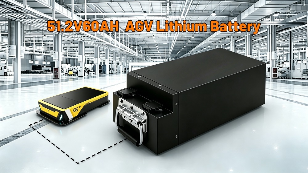 Latest company case about Singapore AGV Lithium Battery 51.2V60AH Project Case
