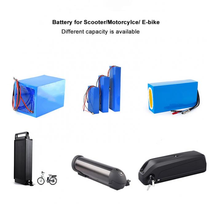 Power Supply E Scooter Battery Pack 18650 Rechargeable 36V 48V 72V