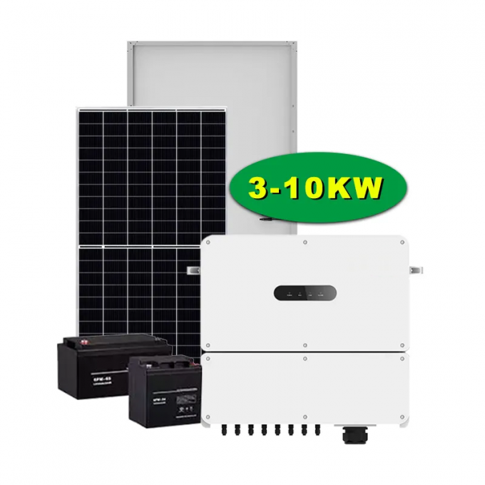 CLF Lifepo4 Lithium Battery Home Backup Solar Panel System 5KW Grid ...