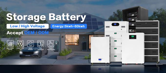 Rack Mount LiFePO4 Home Solar Energy System Lithium Ion Battery ...