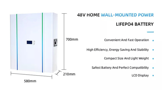 LiFePO4 Lithium Battery OEM ODM 10KWH 5KWH 48V Home Power Wall Lifepo4 Lithium Battery Solar Energy Storage System