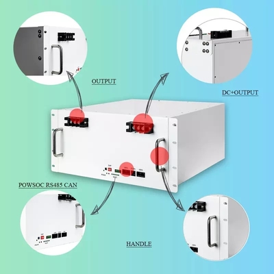 LiFePO4 Lithium Battery 5KW 7KW 10KW OEM ODM Energy Storage Lithium Iron Phosphate Solar Battery For RV/Boats/Golf Carts