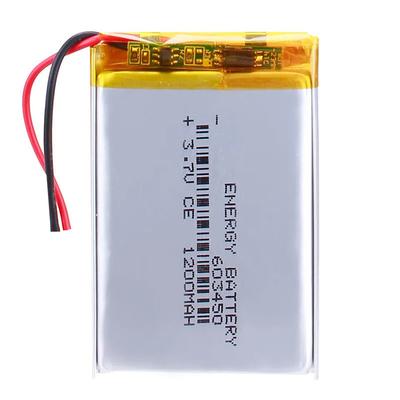 LiFePO4 Lithium Battery OEM Lithium Polymer Battery Pack High Capacity 1200Mah 3.7V Rechargeable Battery Wholesale