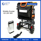 OEM ODM LiFePO4 Lithium 4 Wheel Mobility Electric Scooter Battery Wheelchair