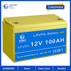 OEM ODM LiFePO4 lithium battery Lead Acid Replacement Battery 12.8V 100Ah Generator Energy