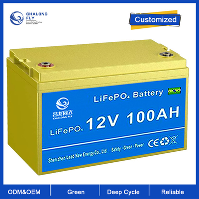 OEM ODM LiFePO4 lithium battery Lead Acid Replacement Battery 12.8V 100Ah Generator Energy battery lithium battery packs