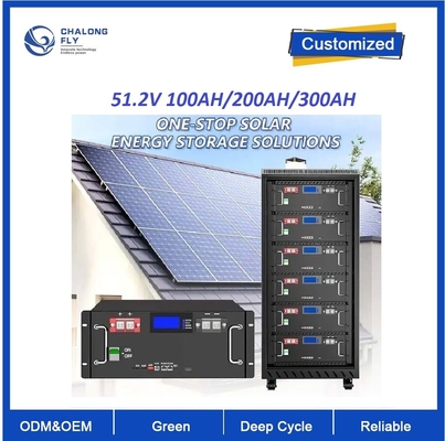 Customized Home Residential Industrial Energy System ESS Rack Mounted LiFePO4 Lithium Ion Battery 48v 100ah 3.2V ESS