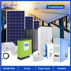 OEM ODM LiFePO4 lithium battery Home Off Grid Pure Sine Wave Inverter 3KW 5KW 6KW lithium battery packs