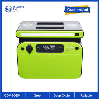 OEM ODM LiFePO4 lithium battery 500w Portable Solar Power Station Generator Lithium With LED Display