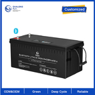 OEM ODM LiFePO4 lithium battery 12V 200Ah Lithium Iron Phosphate Battery lifepo4 lithium battery W/ Bluetooth