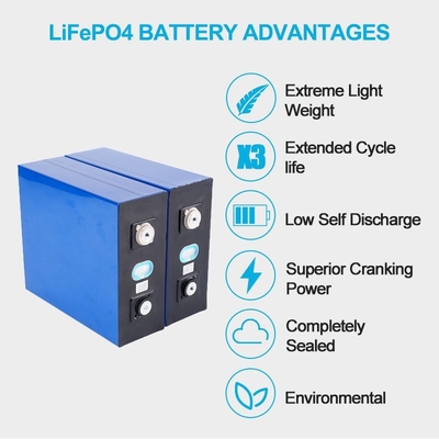 LiFePO4 Lithium Battery Rechargeable 3.2V 50AH 100AH 280AH OEM ODM Lithium-ion Battery Lifepo4 Prismatic Battery Cell