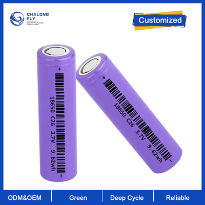 ROHS Certified LiFePO4 Lithium Battery 3.7V 18650 2400mAh 3000mAh 3600mAh for Electric Vehicles Scooter Cycle