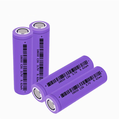 ROHS Certified LiFePO4 Lithium Battery 3.7V 18650 2400mAh 3000mAh 3600mAh for Electric Vehicles Scooter Cycle