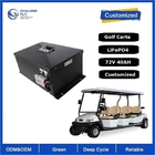 Golf Cart Forklift Motorcycle Lifepo4 Lithium Battery 48V 72V 40Ah  BMS RS485 2000cycles Lead Acid Replacement Battery