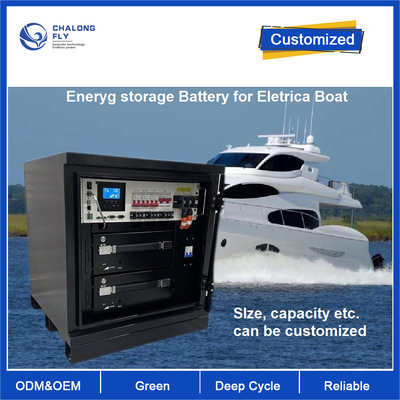 CLF OEM ODM IP65 LiFePO4 Battery Pack Lithium Battery With Long Life Cycle Energy Storage For Electric Boat Marine 48V