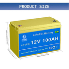 OEM ODM LiFePO4 lithium battery Lead Acid Replacement LiFePO4 Lithium Battery 12.8V 100AH 200AH Rechargeable For EV