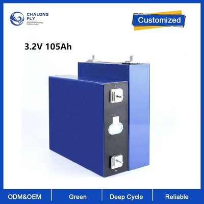 OEM ODM LiFePO4 Lithium Battery 3.2V 105AH LiFePO4 Prismatic Battery For Solar Energy Storage Lithium Battery Packs