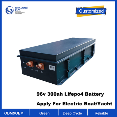 Marine Application LiFePO4 Lithium Battery Pack 96V 300Ah for Electric Boat/Yacht