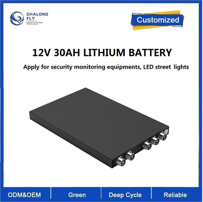 OEM LiFePO4 Lithium Iron 12V 30AH Deep Cycle Batteries Lithium Iron Phosphate For Security Monitoring LED street ligthts