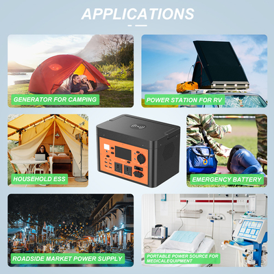 CLF Portable Solar Generator 600w Power Station  Customizable OEM For Outdoor Energy Storage Power Vending Machine