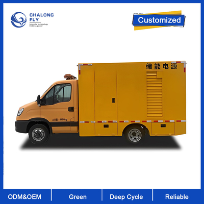 CLF Mobile Energy Storage Power Vehicle 100KWh Emergency Energy Storage Customizable for Industrial and Outdoor Use