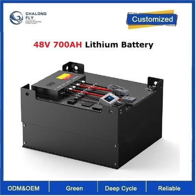 CLF OEM Grade A 6000 Cycle Rechargeable forklift 48v battery 48v 700ah LiFePO4 battery for forklift