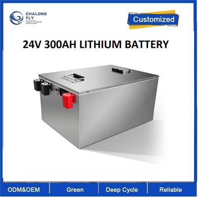 IP65 Lithium iron phosphate battery for Marine Yacht RV 24V300ah Large Capacity Lithium Battery