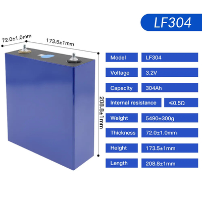 OEM ODM LiFePO4 Lithium Battery 3.2V 105AH LiFePO4 Prismatic Battery For Solar Energy Storage Lithium Battery Packs