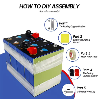 3.2V 105AH LiFePO4 Prismatic Battery Cell for Solar Energy Storage Applications