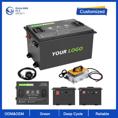 OEM ODM LiFePO4 Lithium Battery Pack Customized Golf Cart Lithium Ion Battery 48V