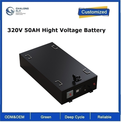 Special Electric Vehicle Machinaries 320V 50Ah High Voltage LiFePO4 Battery Pack with Smart BMS and 25A Charging Current