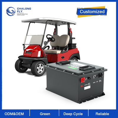 CLF 72V Bluetooth Golf Cart Battery with 1200 Cycle Life 2C Max Discharging Current and Lifepo4 Tech