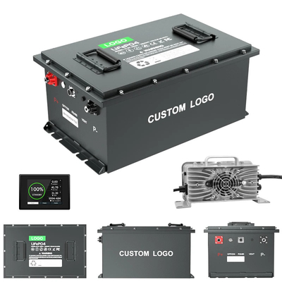 CLF 72V Bluetooth Golf Cart Battery with 1200 Cycle Life 2C Max Discharging Current and Lifepo4 Tech