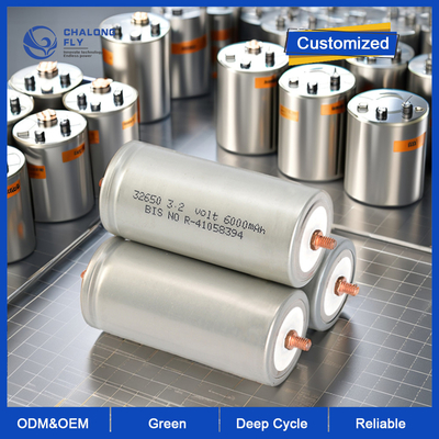LiFePO4 lithium battery 3.2v 6000mah 32700 Battery cells for Power Tools The charging ratio 3C