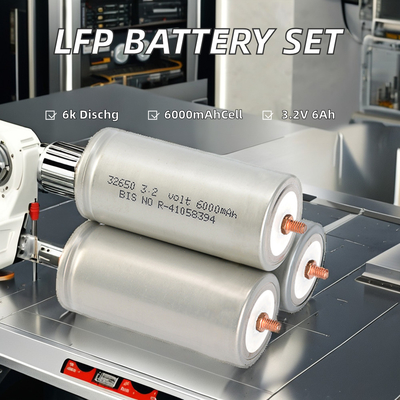 CLF 32650 3.2V 6000mAH LFP LIfepo4 32650 26650 20700 21700 12V Battery Pack Cells Power Tools Solar Golf Carts 100ah Capacity