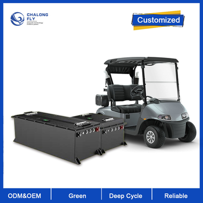 Nominal Voltage 60V 72V 96V Lithium Iron EV Battery Pack for Electric Golf Carts 100AH 200AH 300AH