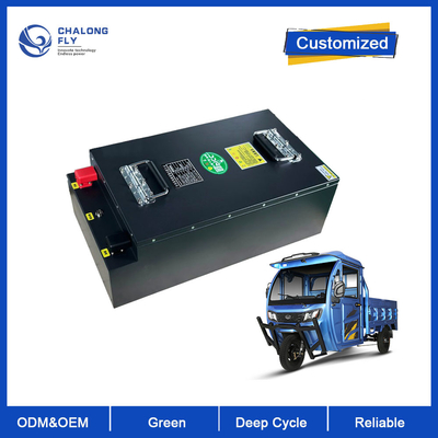 60V 100Ah CLF OEM ODM Lifepo4 Lithium Battery Pack for Electric Tricycle Rickshaw Sight Golf Cart Low Speed Carseeing Bus