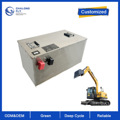 CLF OEM ODM Lifepo4 Lithium Battery Pack for Ultra-Long Life Electric Excavator 72V 200Ah Metal Case