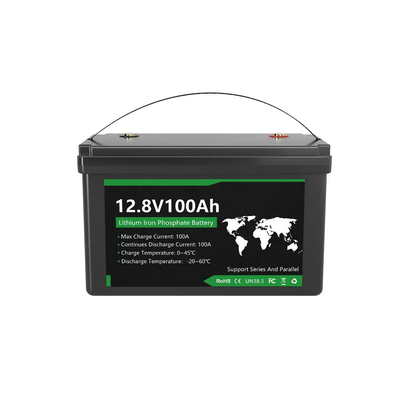 Stable Structure 12.8V 100Ah Solar Energy Storage Lithium Battery for Marine Boat Yacht Golf Cart RV OEM/ODM
