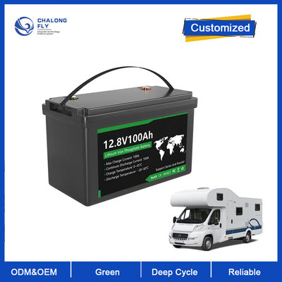 Stable Structure 12.8V 100Ah Solar Energy Storage Lithium Battery for Marine Boat Yacht Golf Cart RV OEM/ODM