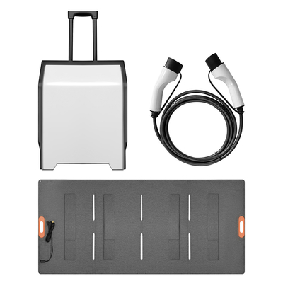 CLF 3500w 3KWH Outdoor mobile power supply 220V, self-driving tour camping emergency photovoltaic panel energy storage solar charging trolley case