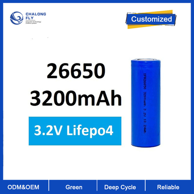 26650 Lithium Ion Battery Cell 3.2V 3200mAh  Lifepo4