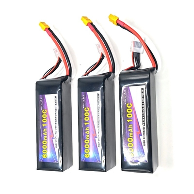 CLF OEM ODM 6S 22.2V 6000mAh 100C model aircraft high-rate lithium battery for agricultural drones