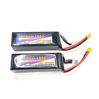 6000mAh 6S 22.2V 100C Drone Battery for UAV and FPV Applications with High Energy Density