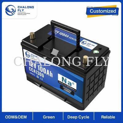 12V 70Ah-100Ah Sodium-Ion RV Starter Battery with High-Rate Cranking and Up to 1300CCA for Powersports