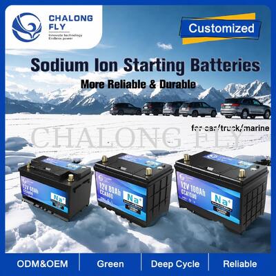 12V 80Ah–100Ah Sodium-Ion Start-Stop Battery for SUVs and High-Load Vehicles