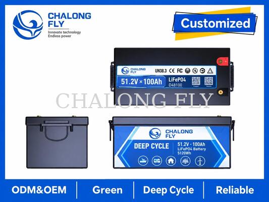 51.2V 100Ah LiFePO4 Trolling Motor Battery with 5.12kWh Energy, Bluetooth Monitoring, and 100A Continuous Output