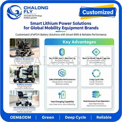 12.8V 30Ah LiFePO4 Deep Cycle Battery with 384Wh Energy and Smart BMS for 12V Systems