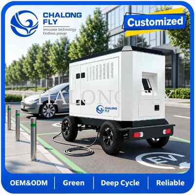 80kW 106kWh LiFePO4 Mobile Battery Energy Storage System for C&I Mobile BESS Projects